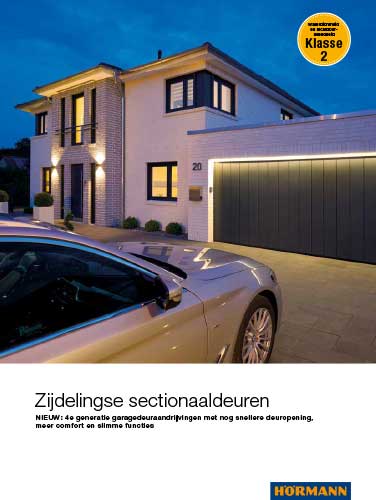 brochure zijdelingse sectionaaldeuren Hörmann