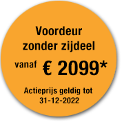 Label jaaractie 2022 voordeur Hormann