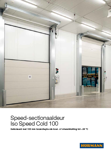 Speed-sectionaaldeur Iso Speed Cold 100
