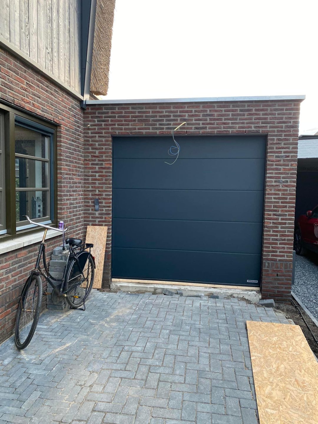 Sectionaal garagedeur groen